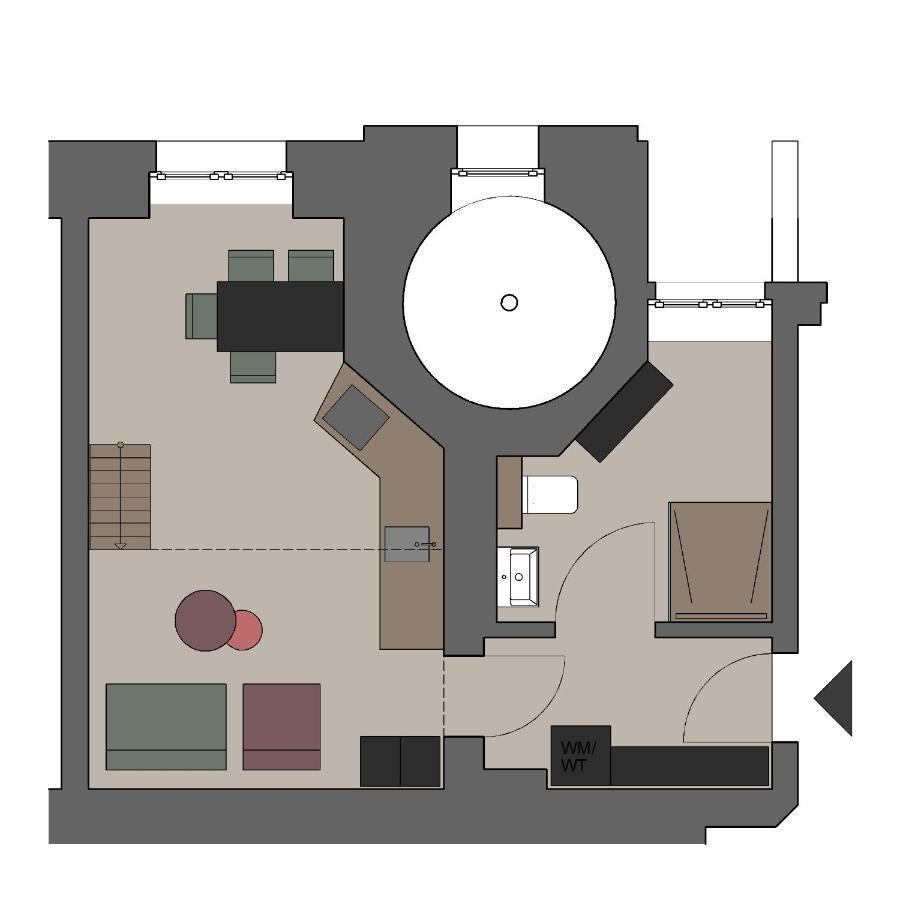Loftbruecke, Apartment Am Platz Der Luftbruecke Berlin Eksteriør billede